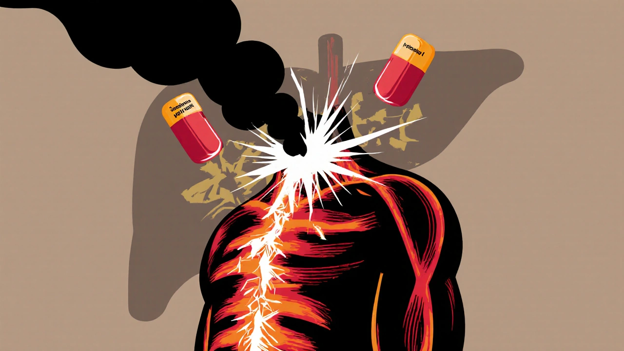 Riesgo de rabdomiólisis al combinar estatinas y antifúngicos: lo que debes saber