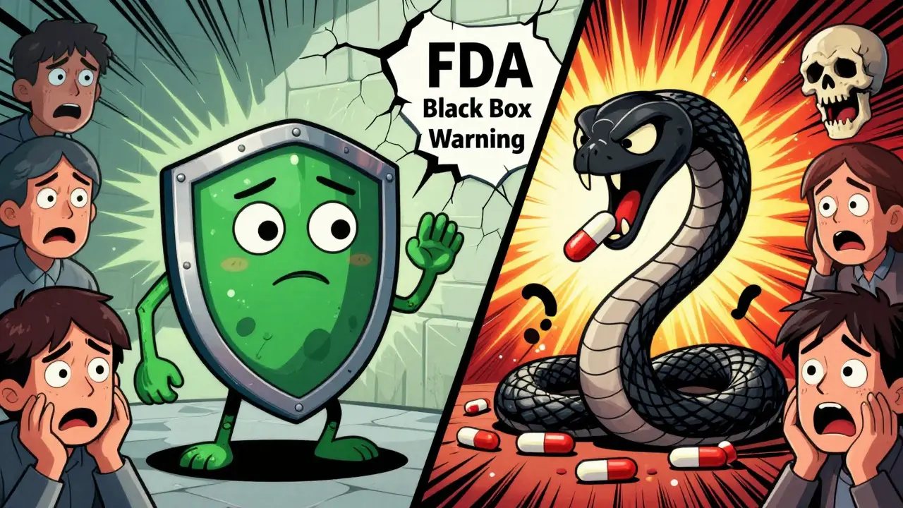 Comparación entre ondansetrón seguro y metoclopramida peligrosa, con advertencia de la FDA.