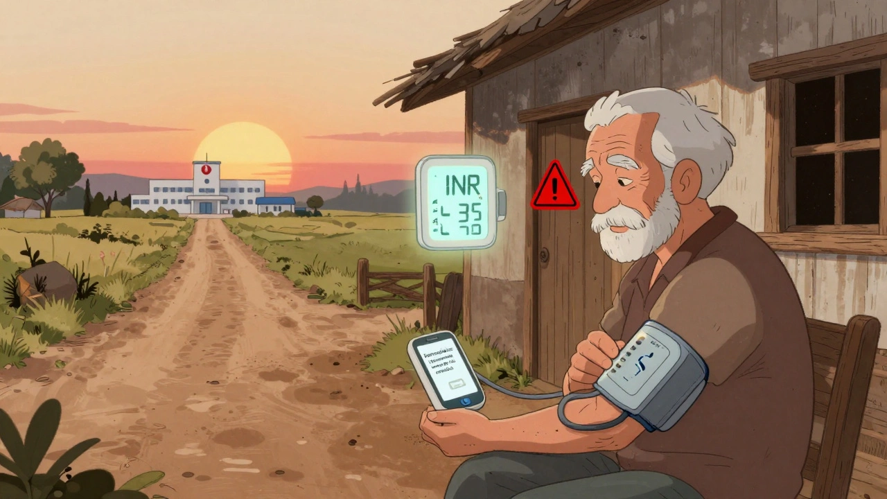 Estrategias de telemedicina para monitorear efectos secundarios en pacientes rurales y alejados