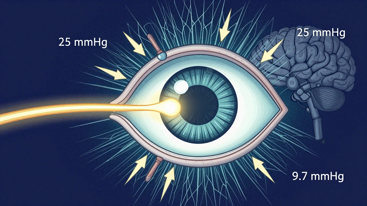 Glaucoma: Presión Ocular Elevada y Daño al Nervio Óptico