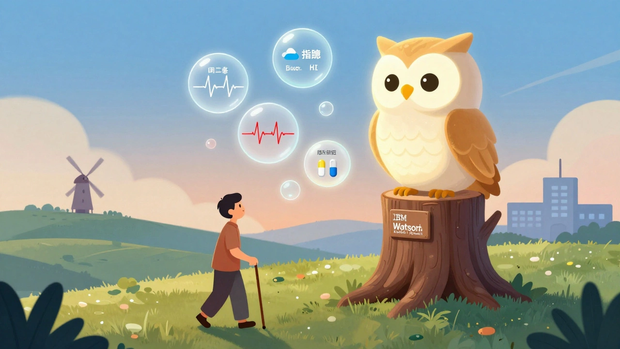 Un búho alado con inteligencia artificial analiza datos de medicamentos y síntomas para prevenir reacciones adversas en zonas rurales.