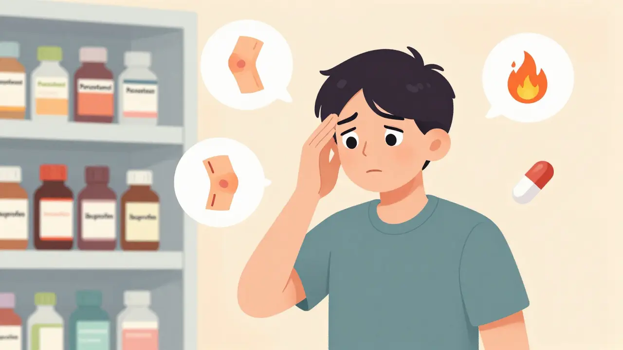 Cómo comparar analgésicos de venta libre: paracetamol vs. AINEs