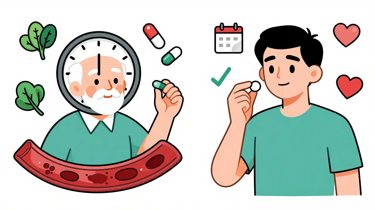 Anticoagulantes: Warfarina vs. DOACs y agentes de reversión