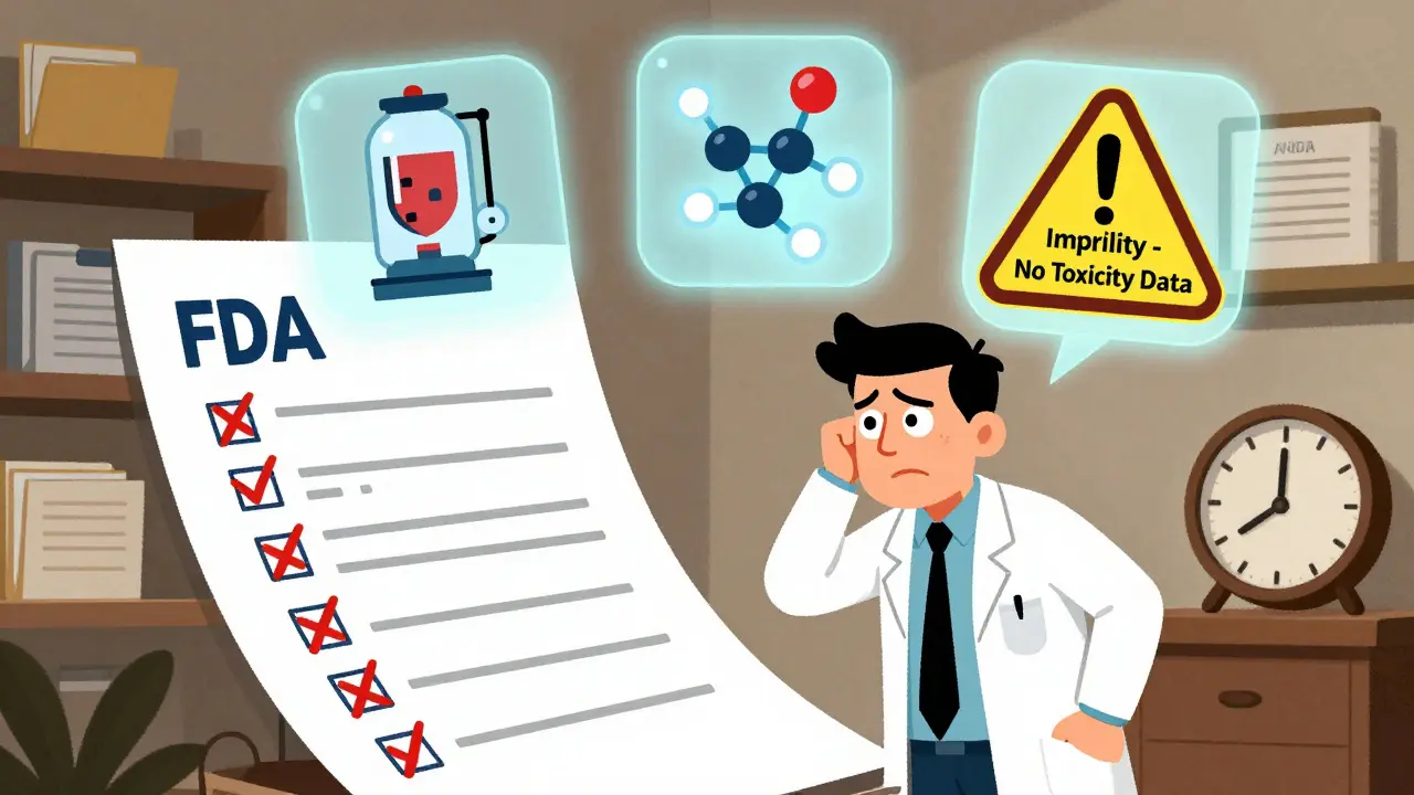 Cartas de deficiencia en solicitudes genéricas: hallazgos comunes de la FDA