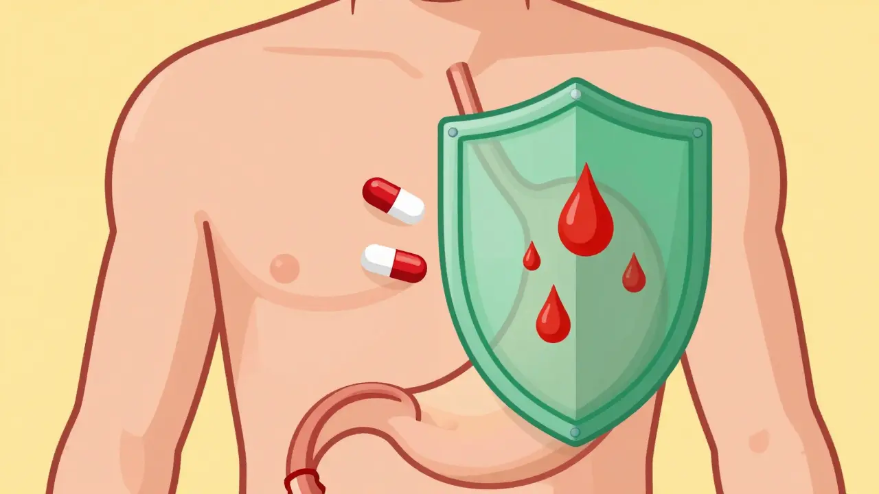 Inhibidores de la bomba de protones con antiplaquetarios: prevención de hemorragias gastrointestinales