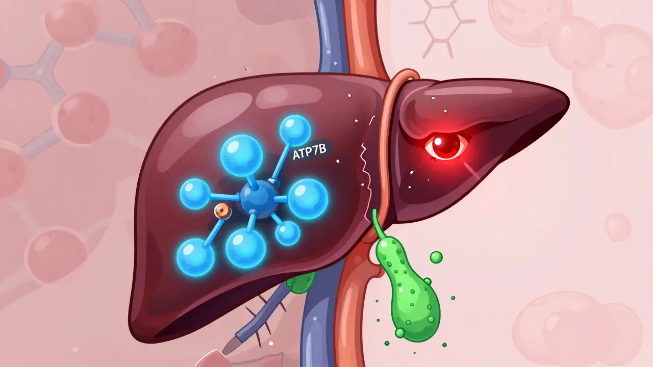 Enfermedad de Wilson: Acumulación de Cobre y Terapia de Quelación